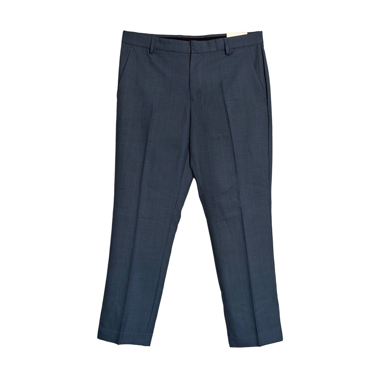 Perry Ellis Portfolio Pants Men's 32"x30" Modern Fit Dress Pants Mood Indigo
