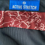 Nautica Ceylon Dress Pant Men's 46x32 Flat Front Active Stretch Burgundy