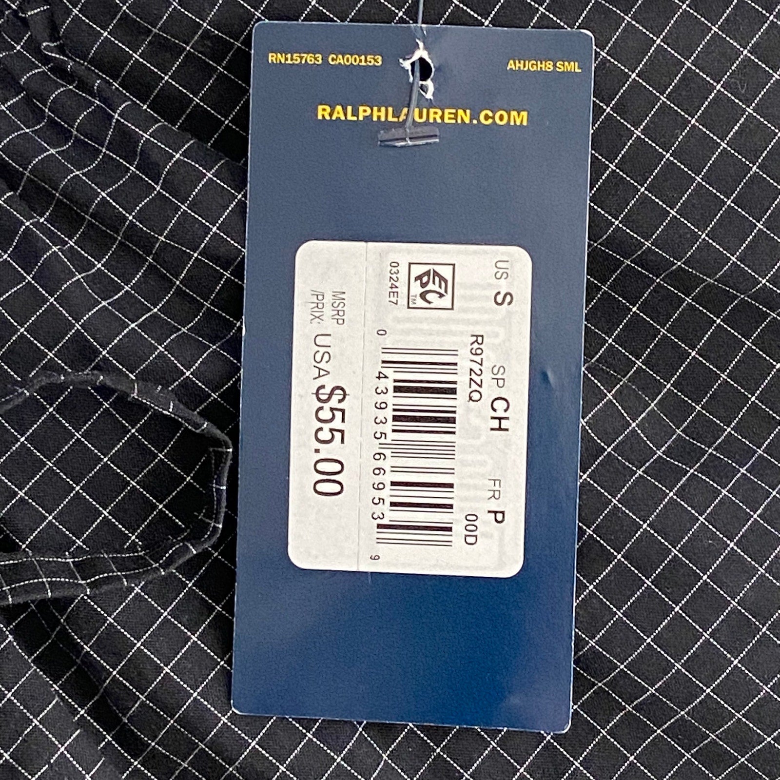 Polo Ralph Lauren Sleep Pant Men's Small Elastic Drawstring Waist Pockets