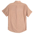 The Normal Brand Shirt Men's Small Short Sleeve Button-Up Copper Dobby