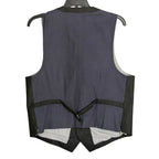 Daniel Cremieux Herringbone Vest Men's Large St. Moritz Wool Blend Charcoal