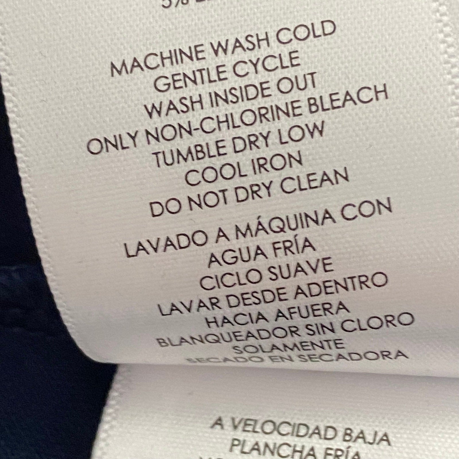 Michael Kors Polo Shirt Hoodie Men's Small Pima Cotton Stretch Dark Blue