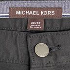 Michael Kors Pants Men's 30"x32" Parker Slim Fit Pant Stretch Solid Black NEW
