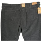 Daniel Cremieux Corduroy Pants Men's 50"x32" Straight Fit Stretch Charcoal