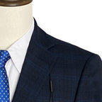 Calvin Klein Suit Jacket Men's 36 Short Slim Fit Malbin Wool Blend Navy