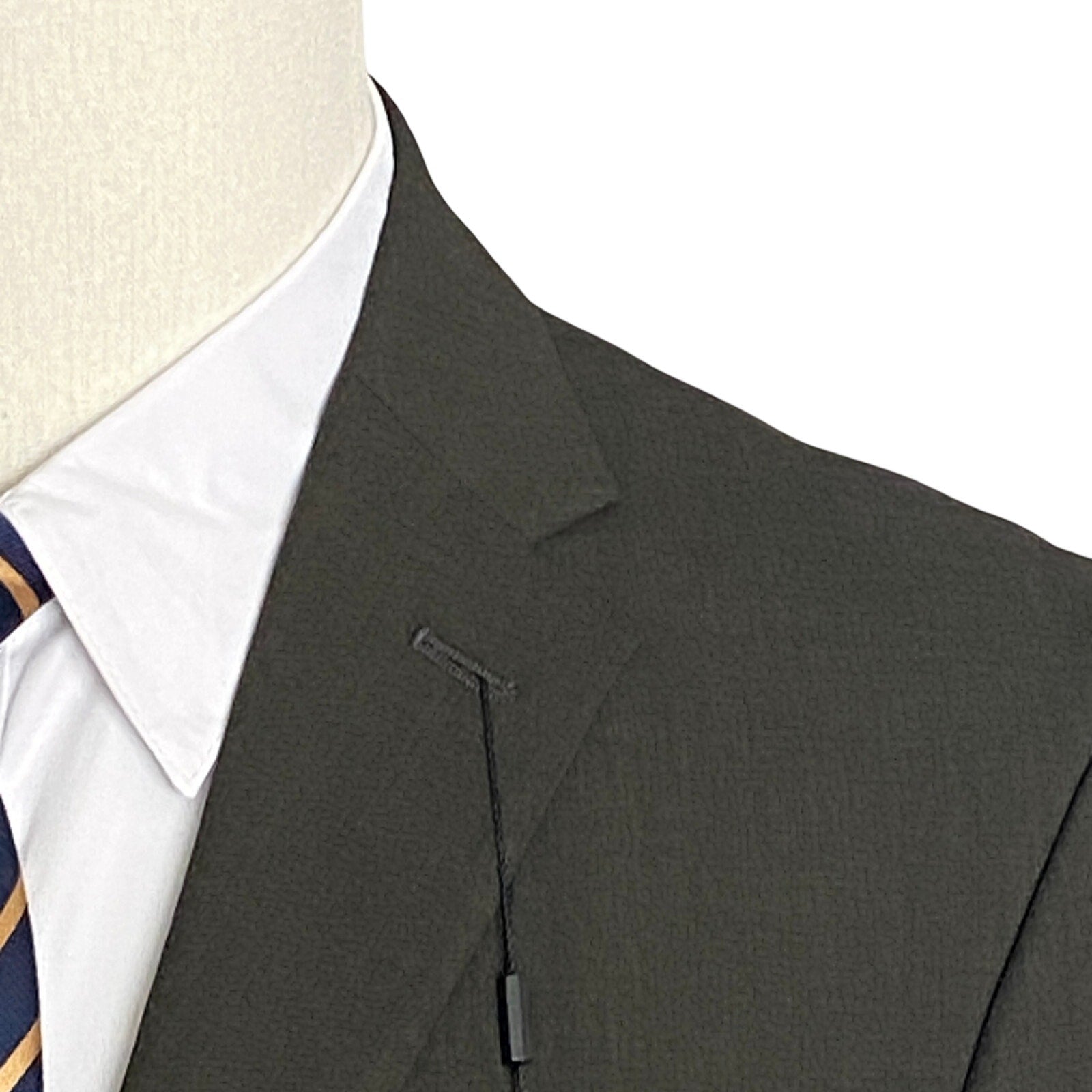 Kenneth Cole Suit Jacket Men's 38 Regular Reaction Flex Fabric Dark Grey NEW