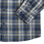 Johnnie-O Shirt Men's XXL Long Sleeve Button-Down Shirt Heather Gray Check