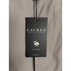 Lauren Ralph Lauren Coat Men's 40 Short All Weather Cream Brown Houndstooth