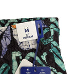 Caribbean Swim Trunks Men's Medium Elastic Drawstring Waist Pockets Lined