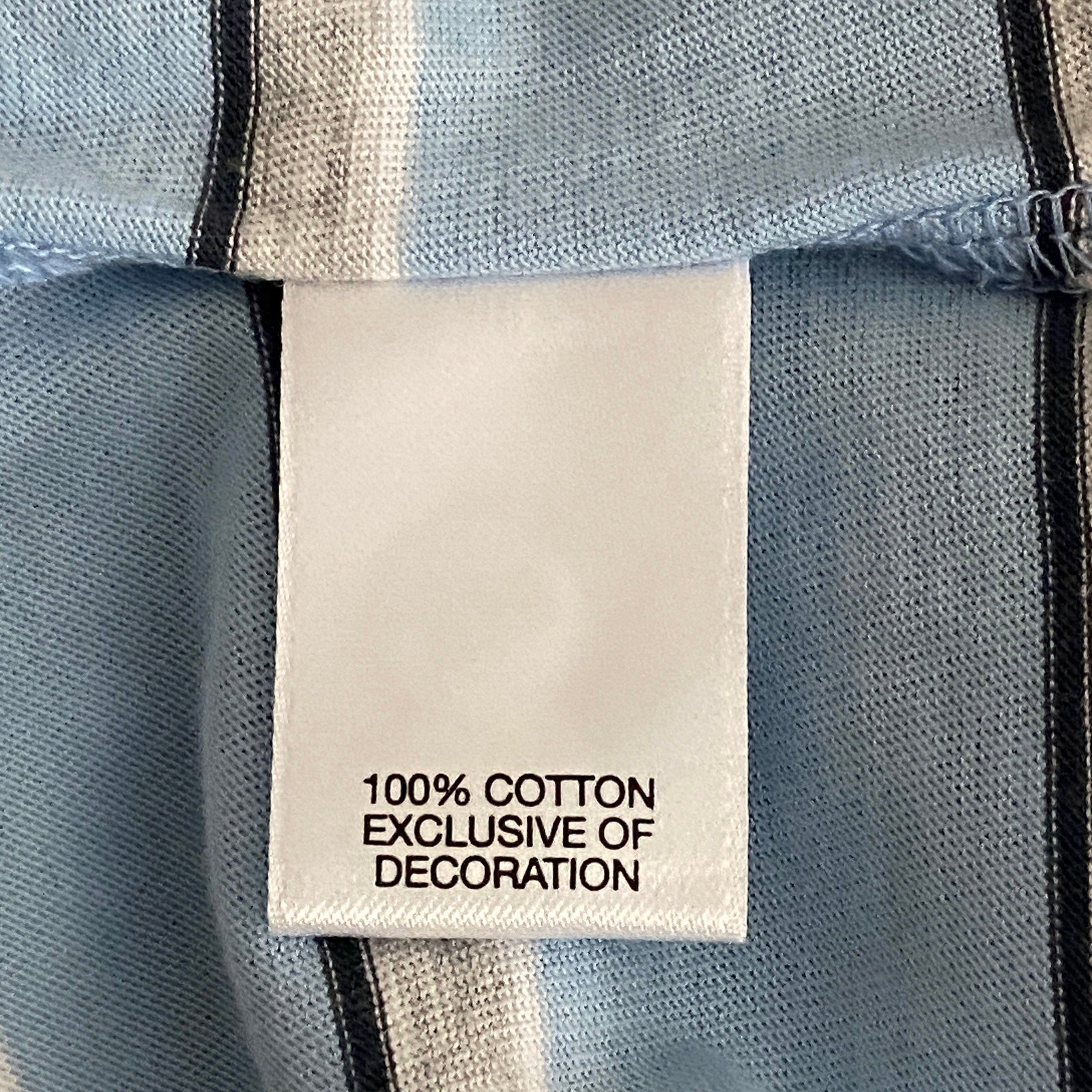 Daniel Cremieux Shirt 38 Men's Small Pima Cotton Polo Blue & Gray Stripe