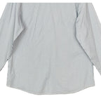 Michael Kors Dress Shirt Men's 2XL Slim Fit Long Sleeve Blue Pinstripe