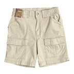 Roundtree & Yorke Shorts Men's 28W Cargo Shorts Classic Fit 7" Inseam Khaki
