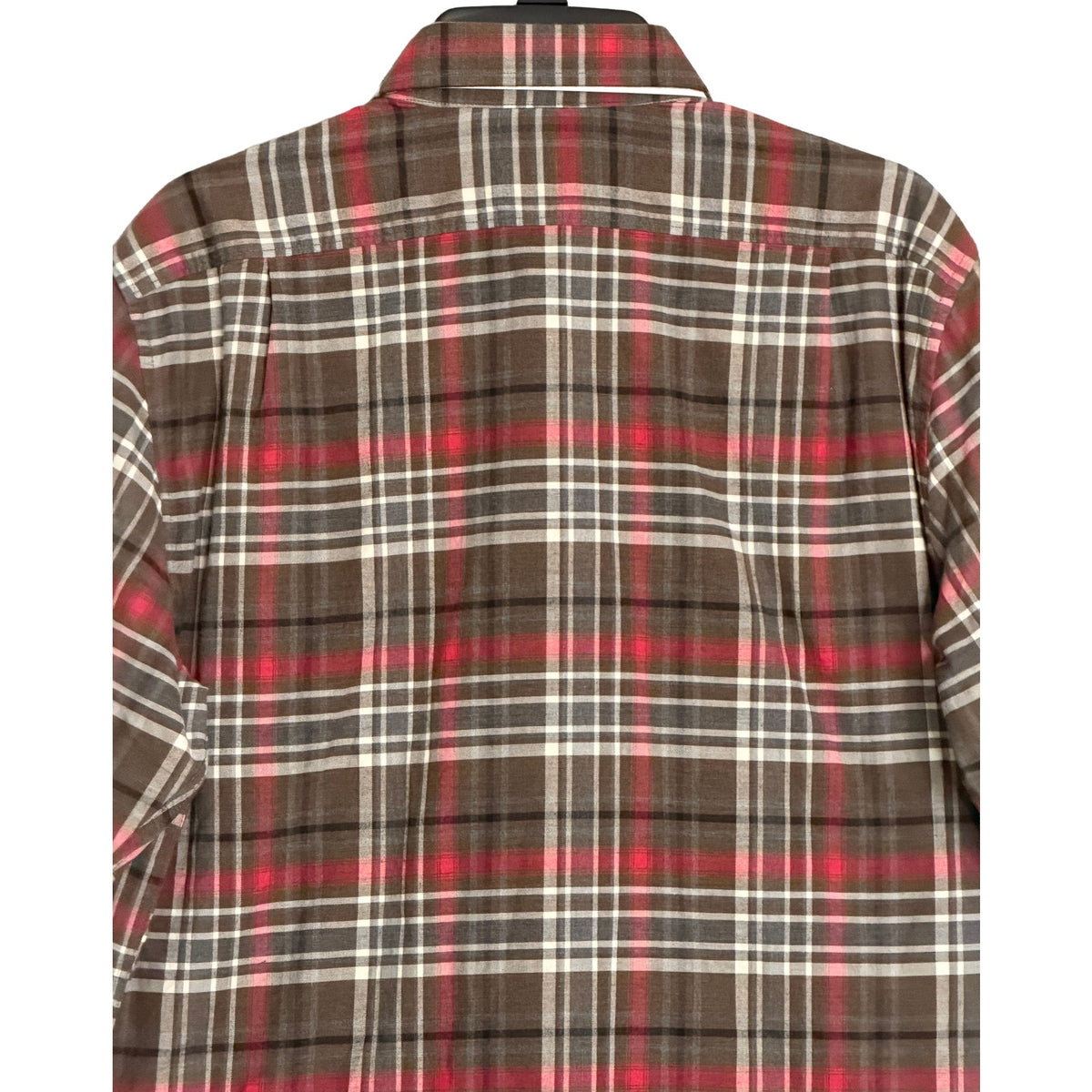 Johnnie-O Langston Shirt Men's Medium Long Sleeve Stretch Button-Down Coffee