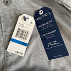 Nautica Sleep Pant Men's XL RestLuxe Elastic Waist Pockets Gray Heather