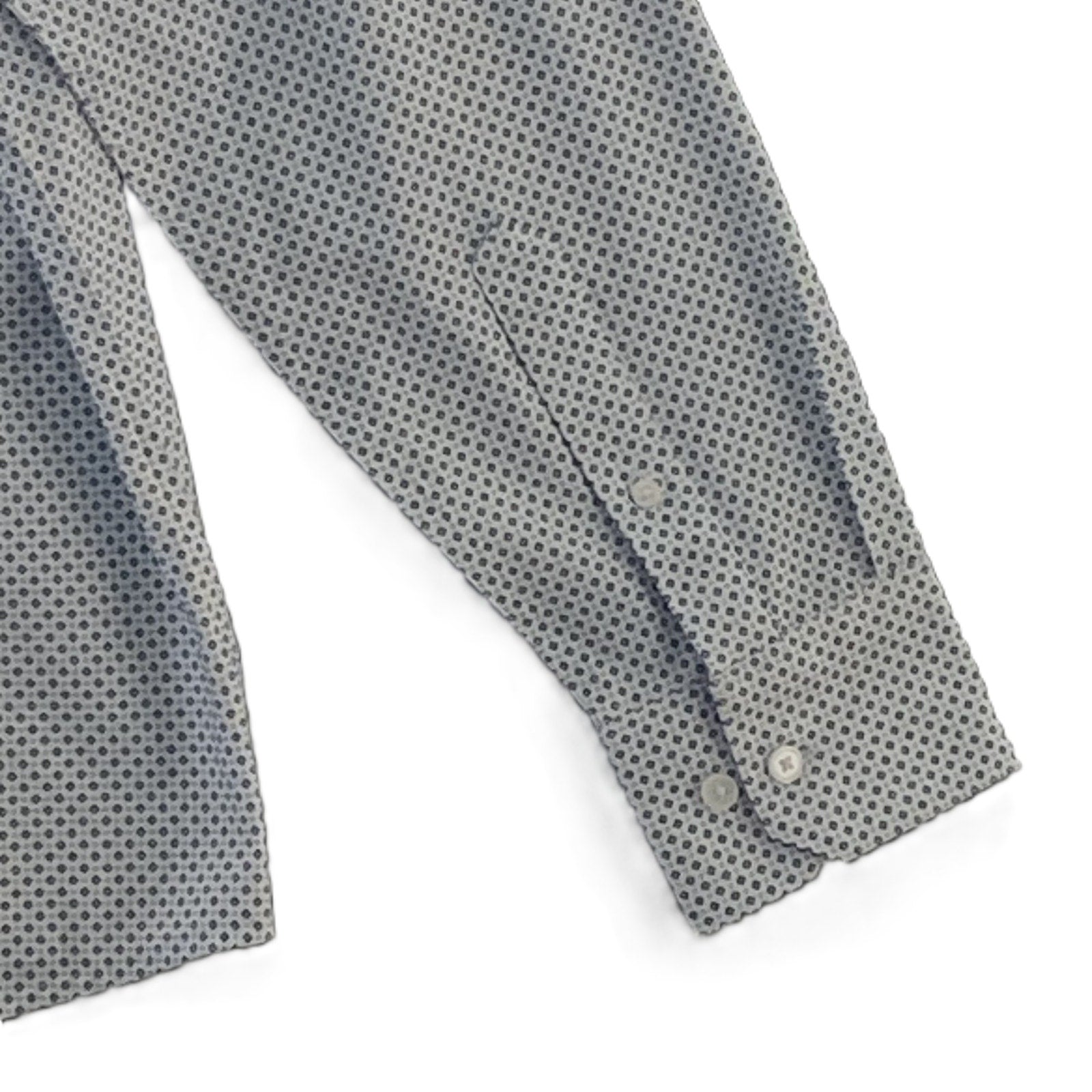 Mizzen+Main Shirt Men's Medium Leeward Classic Fit No Tuck Diamond Mosaic