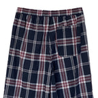 Ted Baker Sleep Pant Men's Small Woven Cotton Drawstring Pockets Black Plaid