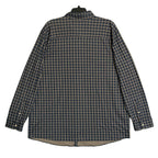 Faherty Coastline Knit Shirt Men's 3XLT Big & Tall Supima Cotton Twilight Check