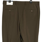 Nautica Men's Suit 40L 36W 2-Piece Suit Modern Fit Gaff Active Stretch Olive