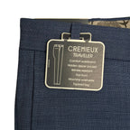 Daniel Cremieux Dress Pant Men's 46R Traveler Raw Hem Comfort Waist Blue