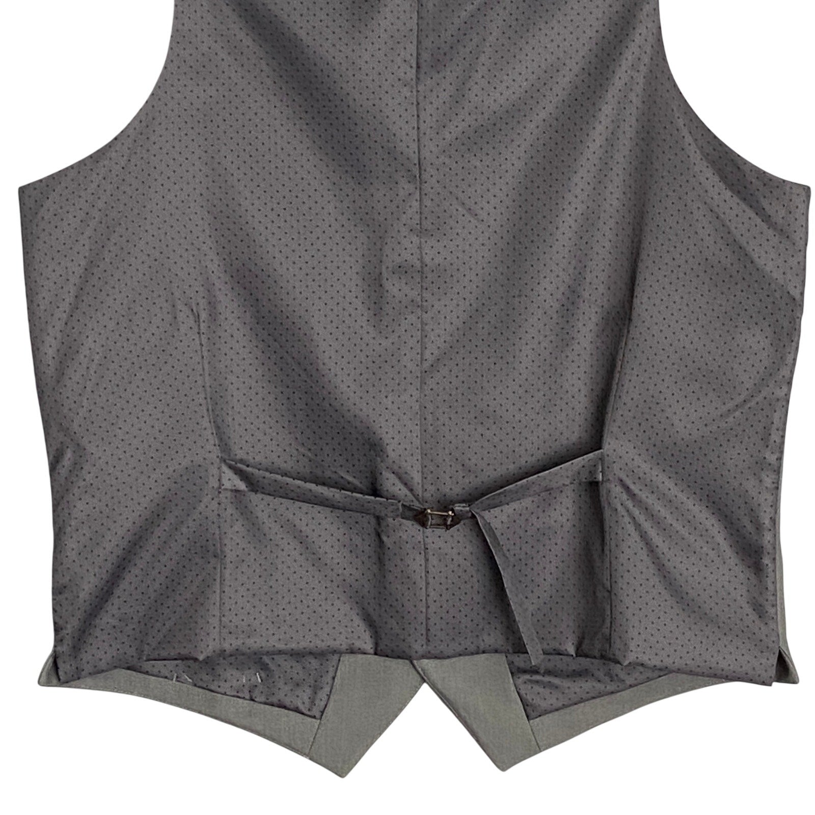 Alfani Tuxedo Vest Men's Small Slim Fit Stretch Fabric Grey & Black