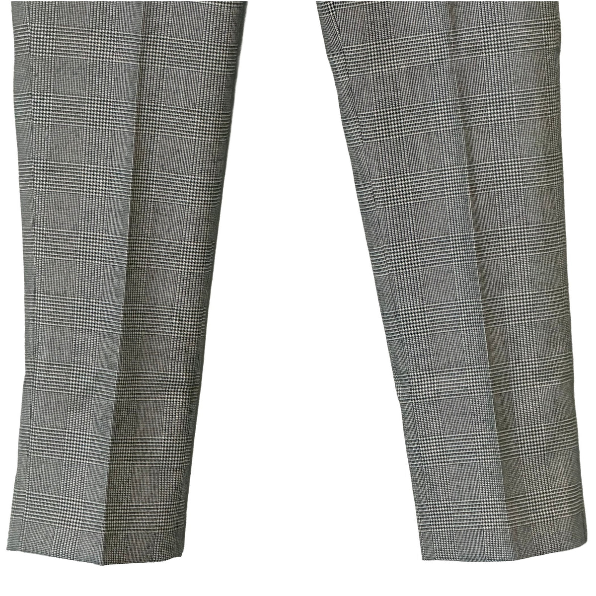 Bar III Dress Pant Men's 30"x30" Slim Fit Wool Blend Black/White Plaid