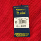 Polo Ralph Lauren Sleepwear Men's Small Crew Neck Long Sleeve Shirt Red Blue