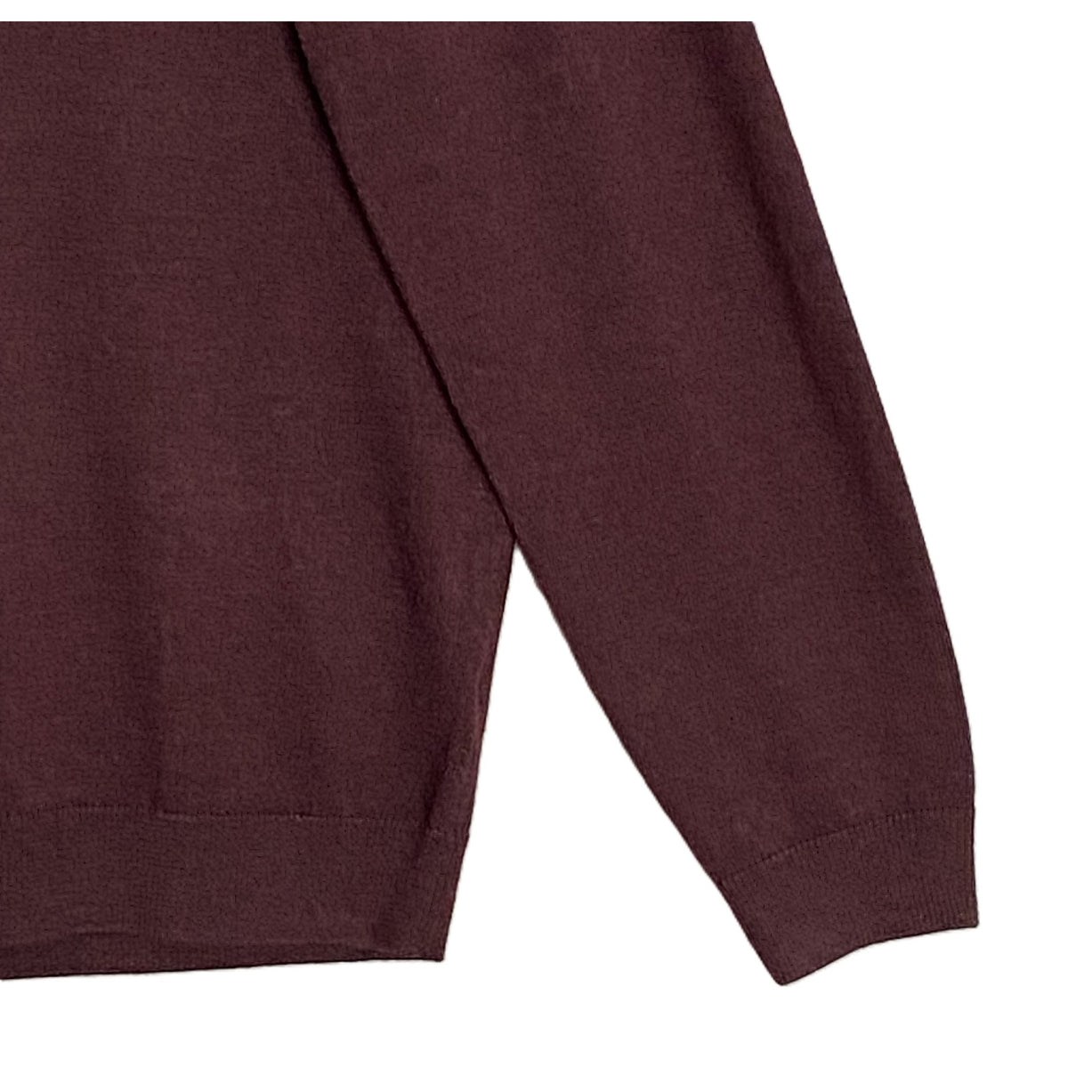 Hart Schaffner Marx Sweater Men's 3XB Big & Tall V-Neck Merino Wool Merlot NWT