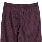 Ted Baker Sleep Pant Men's Small Woven Cotton Drawstring Pockets Red & Black