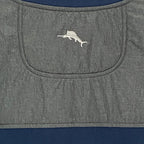 Tommy Bahama Men's XXL Field Runner Half-Snap Mock-Neck Sweatshirt Blue