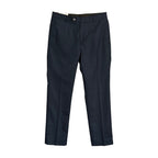 Calvin Klein Dress Pant Men's 34"x30" Slim Fit Flat Front Stretch Navy Blue