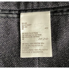 Bar III Sport Coat Men's 40 Short Slim Fit Stretch Dark Blue Herringbone