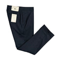 Calvin Klein Dress Pant Men's 34"x30" Slim Fit Flat Front Stretch Navy Blue