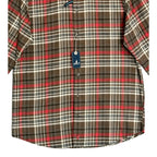 Johnnie-O Langston Shirt Men's Medium Long Sleeve Stretch Button-Down Coffee