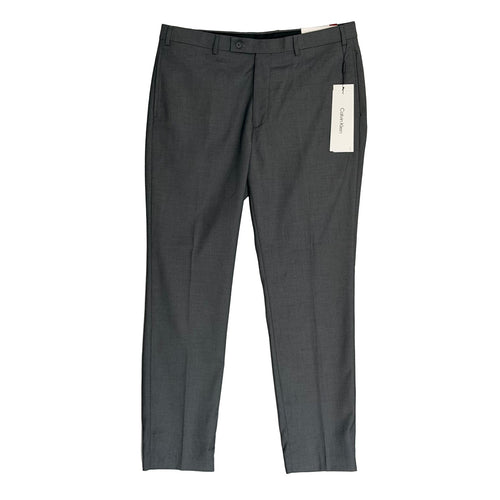 Calvin Klein Dress Pants Men's 38"x32" Slim Fit Stretch Jerome Medium Grey