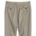 Armani Exchange Pants Men's 32W Dress Pant Raw Hem Wool Taupe Heather