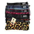 Saxx Boxer Briefs w/Fly Lot of 5 Men's 4XL Ballpark Pouch Fly Multicolor