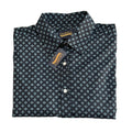 Daniel Cremieux Premium Denim Men's LT Long Sleeve Shirt Stretch Navy Blue