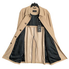 Lauren Ralph Lauren Coat Men's 36 Short All-Weather Coat Stanza Solid Khaki NEW