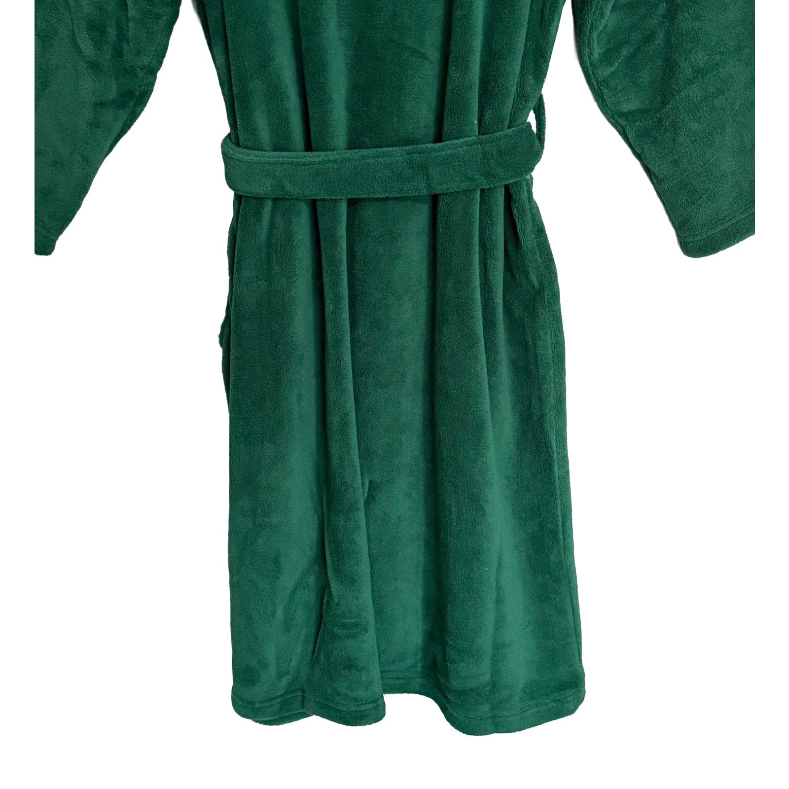 Nautica Plush Fleece Robe Men's One Size Pockets Tidal Green NWT