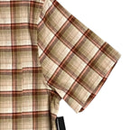 Liverpool Los Angeles Shirt Men's Small Casual Button-Up Shirt Brown Gingham