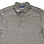 Tommy Bahama Tailgater Polo Shirt Men's Small Island Zone Pima Cotton Gray