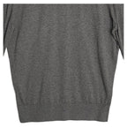 Daniel Cremieux V-Neck Sweater Men's Medium Pima Cotton Cashmere Blend Gray
