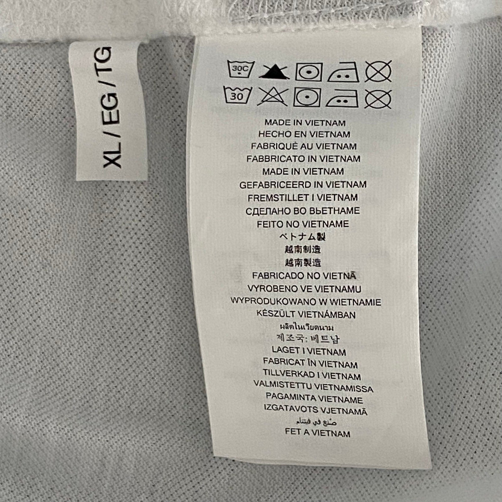 Michael Kors Dress Shirt Men's XL Slim Fit Long Sleeve Stretch White Knit