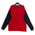 Polo Ralph Lauren Sleepwear Men's XL Crew Neck Long Sleeve Shirt Red Blue