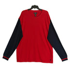 Polo Ralph Lauren Sleepwear Men's XL Crew Neck Long Sleeve Shirt Red Blue