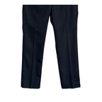 Calvin Klein Dress Pant Men's 34"x30" Slim Fit Flat Front Stretch Navy Blue