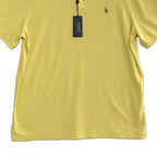 Polo Ralph Lauren Shirt Men's Large Classic Fit Short Sleeve Polo Yellow
