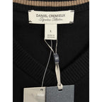 Daniel Cremieux Sweater Vest Men's Large Supima Cotton Cashmere Black