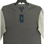 Polo Ralph Lauren Sleepwear Men's Small Crew Neck Long Sleeve Shirt Grey