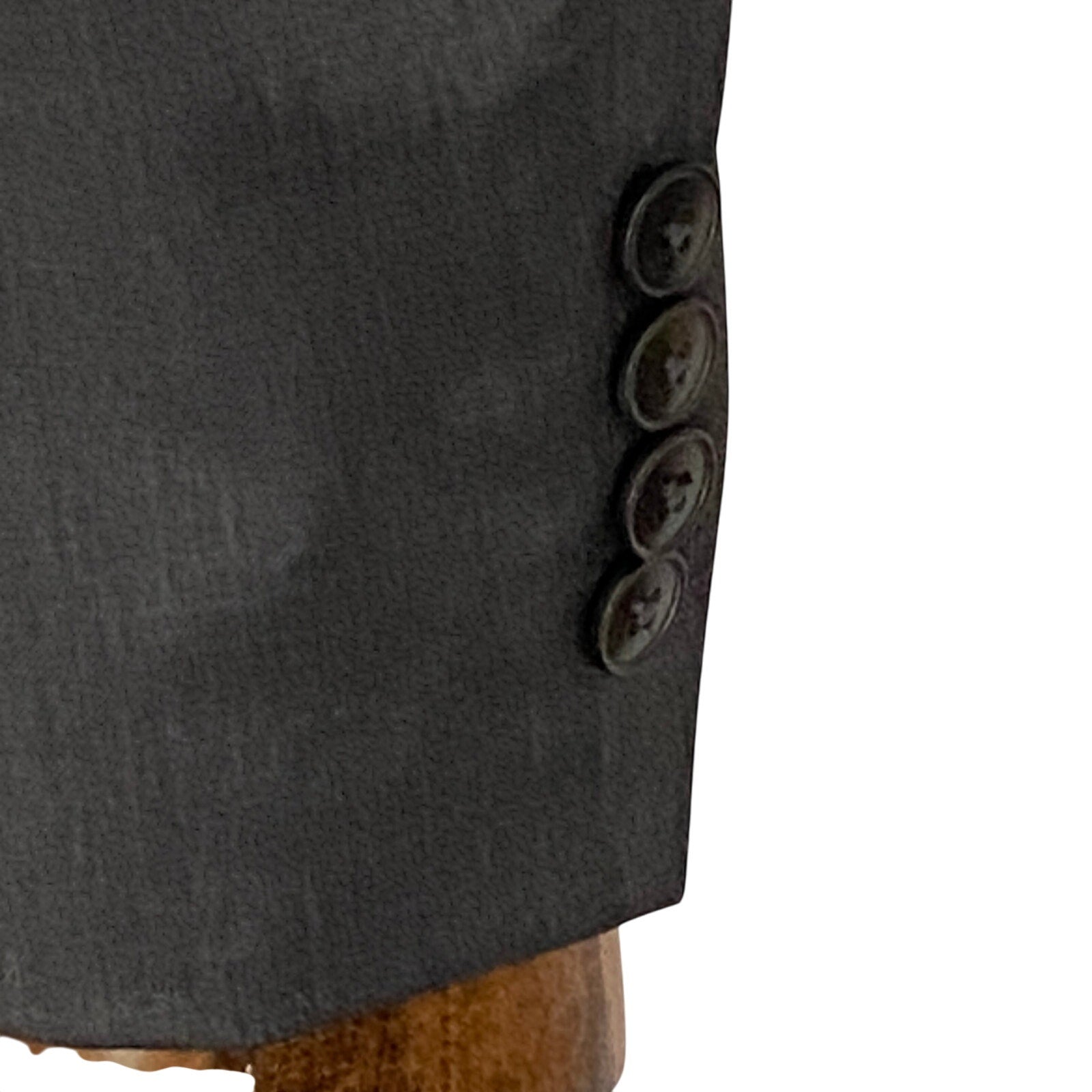 Armani Exchange Suit Jacket Men's 40 Regular Wool Solid Grey NEW